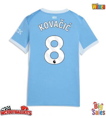 Manchester City Mateo Kovacic #8 Replica Home Stadium Shirt for Women 2026-27 Short Sleeve